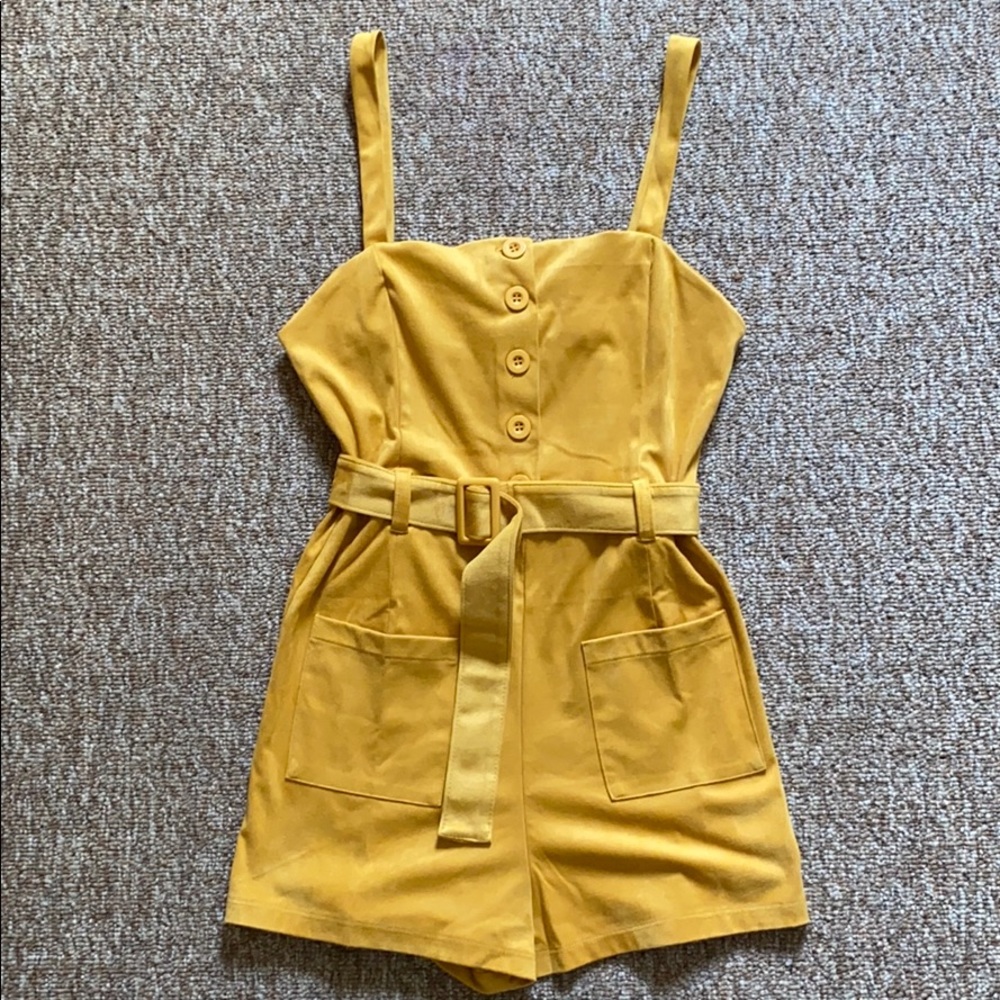 Yellow romper